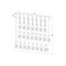 Z-Lite Alton Linear Chandelier, 23-Light, 18 In.W x 54 In.L x 14.25 In.H, Brushed Nickel/Clear+Frosted 824P-23L-BN - alternate 2